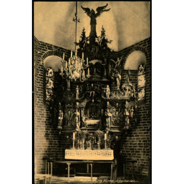 Kalundborg Kirke - Altertavlen - Rudolf Olsen 9342 - Ubrugt