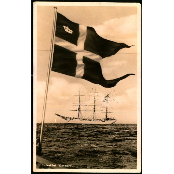 Skoleskibet "Danmark" - Alex Vincent  u/n - Brugt
