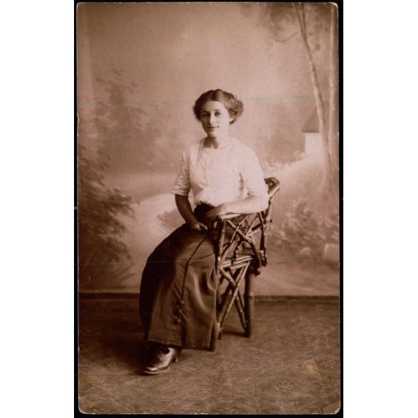 Fotokort Ukendt - Dame - Ubrugt