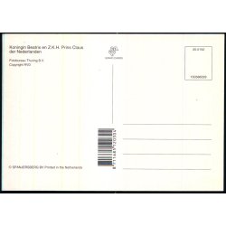 Dronning Beatrix - Prins Claus - Holland -  spanjersberg 152 - Ubrugt