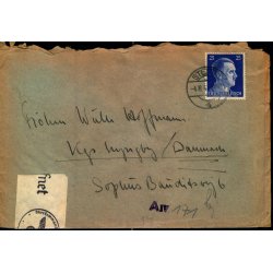 Censurbrev fra Tyskland  8 - 11 - 41 - Til Kgs. Lyngby