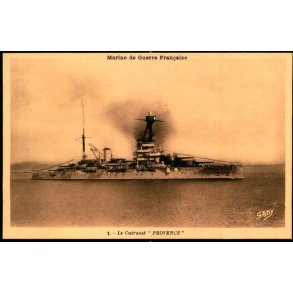 Le Cuirasse Provence - Marine de Guerre Francaise - Blondel 2