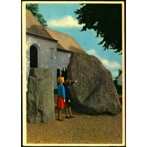 Jelling - Runestenen med Kristusbilledet - Rudolf Olsen 231 - Brugt