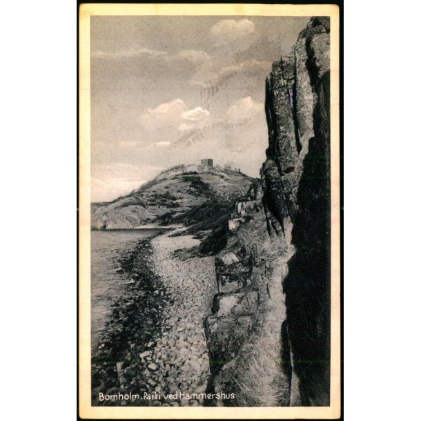 Bornholm - Parti ved Hammershus - K.H. Olsen 209 - Brugt