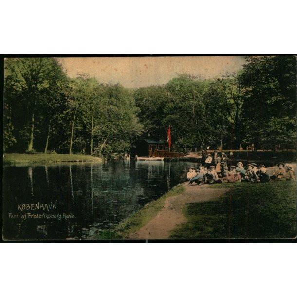 Kbenhavn - Parti af Frederiksberg Have - N.N. 5 - Ubrugt
