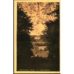Frederiksdal - Udsigt fra J�gerbakken - Henriksens Bogh. 10715 - Ubrugt - Har v�ret kl�bet op !