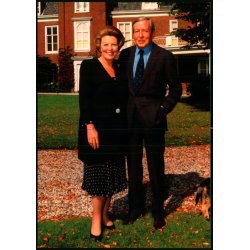 Dronning Beatrix - Prins Claus - Holland -  spanjersberg 152 - Ubrugt