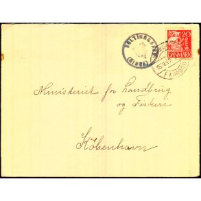 BOLTINGGAARD (RINGE) - Posthornsstempel p Brev