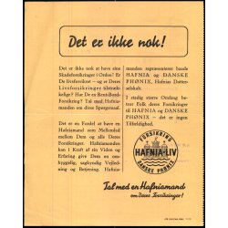 Danske Ph�nix - Pr�miekvittering - 1943