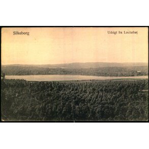 Silkeborg - Udsigt fra Louiseh�j - Th. List 3717 - Ubrugt