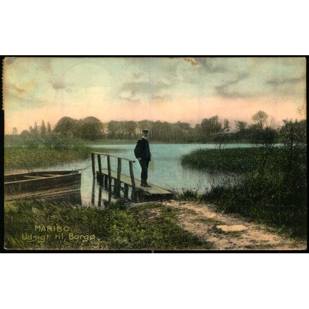 Maribo - Udsigt til Borg� - Stender 1781 - Brugt