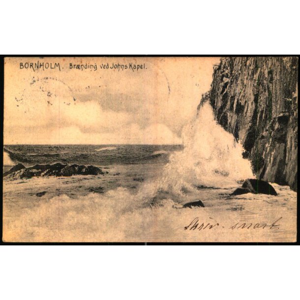 Bornholm - Brnding ved  Johns Kapel - Colbergs Bogh. u/n - Brugt