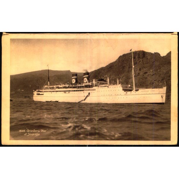 Arandora Star - Teneriffe - Corrospondance kort med Billeder af frgen - u/n - Ubrugt
