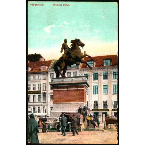 K�benhavn - Absalons Statue - N.N. 40 - Brugt