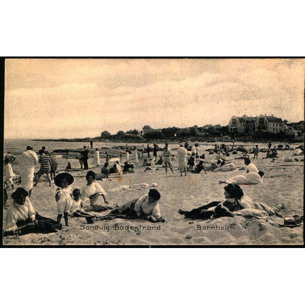 Sandvig Badestrand - Bornholm - Ad. M�ller Eneret