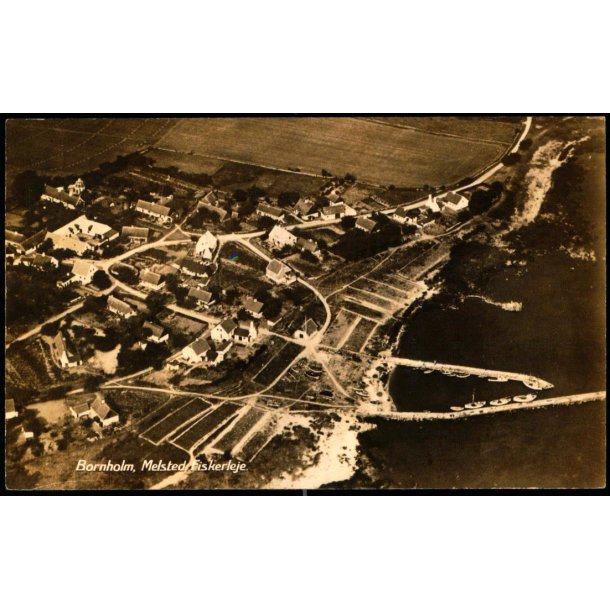 Bornholm - Melsted Fiskerleje - Colbergs Bogh. 6185 - Ubrugt