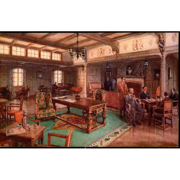 M/S " Tatsuta Maru " - Smoking Room - u/n - Ubrugt