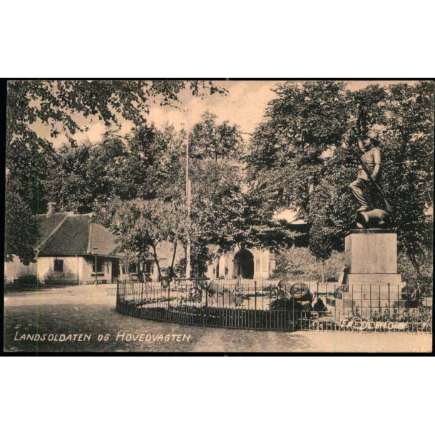 Fredericia - Landsoldaten og Hovedvagten - Dansk Lystryk 367 - Brugt