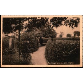 Fra Krigergravene paa Dybb�l - Stender D. 10 - Ubrugt