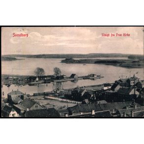 Svendborg - Udsigt fra Frue Kirke - W.K.F. 4658 - Brugt