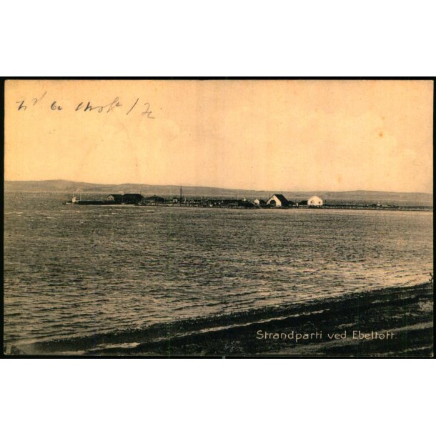 Strandparti ved Ebeltoft - H.A. Ebbesen 773 - Ubrugt