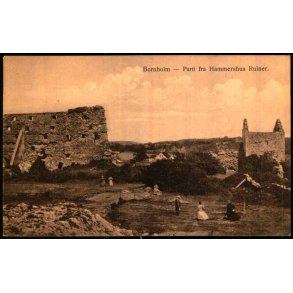 Bornholm - Parti fra Hammershus Ruiner - Frits Srensens Bogh. 613 - Ubrugt
