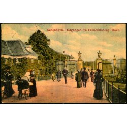 Kbenhavn - Udgangen fra Frederiksberg Have - u/n - Brugt