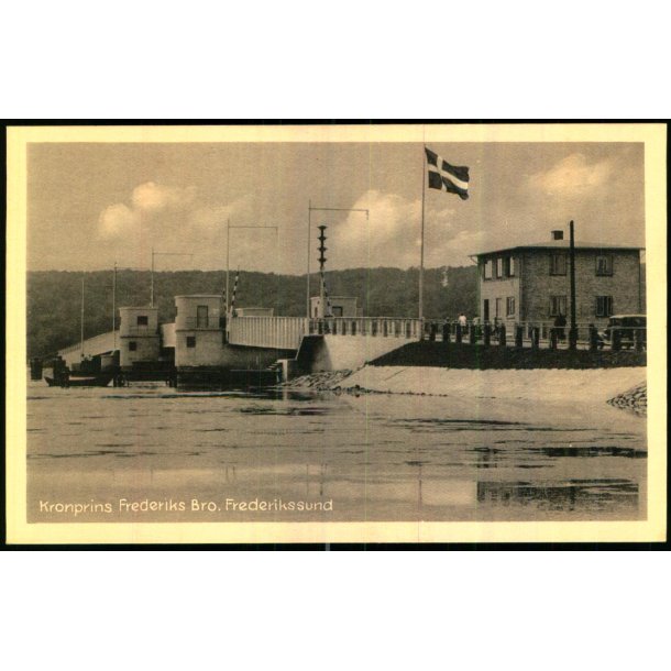 Kronprins Frederiks Bro - Frederikssund - Ebbesens Bogh. 75380 - Ubrugt
