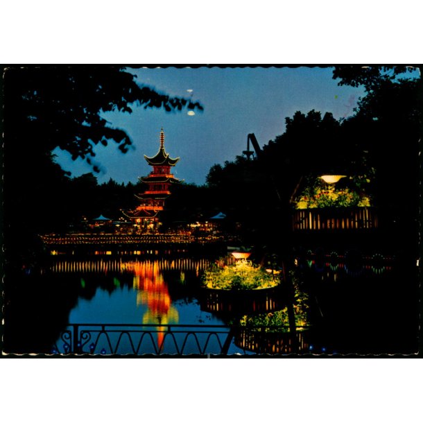 Kbenhavn - Tivoli ved Nat  - Grako 444