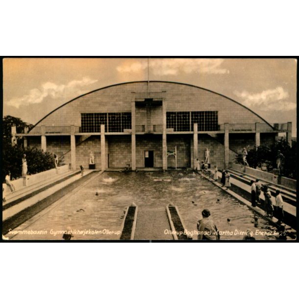 Sv�mmebassin Gymnastikh�jskolen Ollerup - Marthe Dissings Bogh. 6425 - Ubrugt