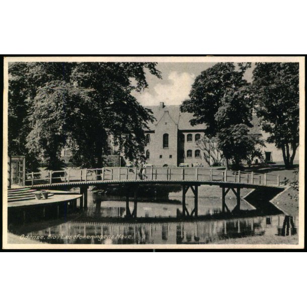 Odense - Bro i L�seforeningens Have - Stender O. 588 - Ubrugt