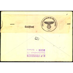 Censurbrev fra Schweiz  21 - 10 - 42 - Til Frederiksvrk