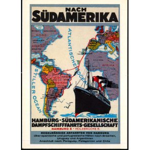 Hamburg - Südamerikanische Dampfshiffarths Gesellschaft - God Old Days 439 - Ubrugt