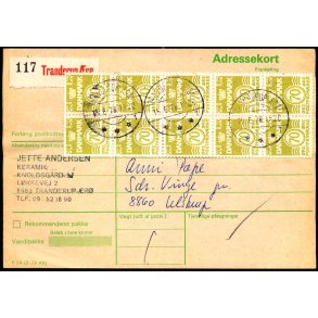 Adressekort fra Tranderup r  - 10x 70 re Blgelinie - 15 - 6 - 78
