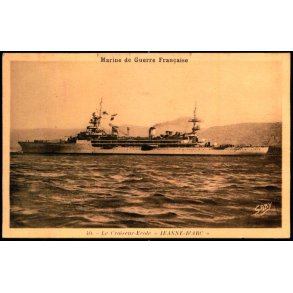 Le Croisur Ecole - Jeanne- D�rc - Marine de Guerre Francaise - Blondel 40