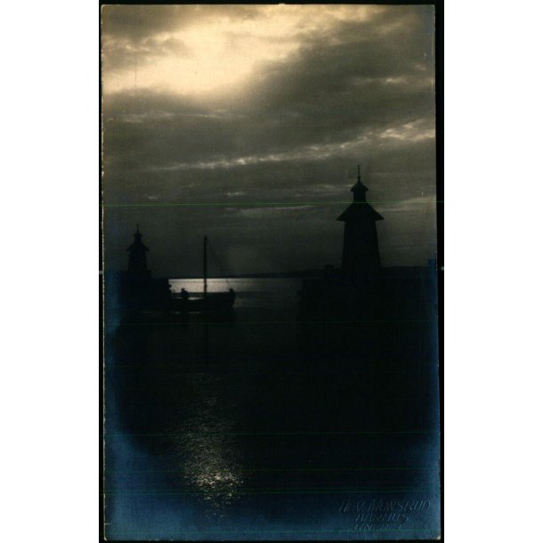 Ebeltoft - Fotokort EDV. Monsrud u/n - Ubrugt