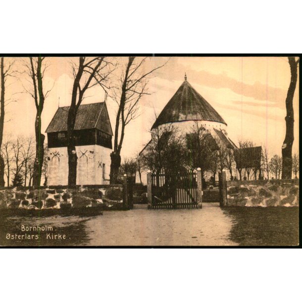 Bornholm - sterlars Rundkirke - S. Kollings 73 - Ubrugt