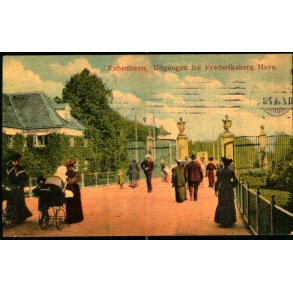 Kbenhavn - Udgangen fra Frederiksberg Have - u/n - Brugt