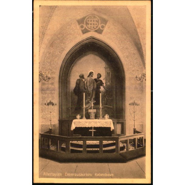 Kbenhavn - Altertavlen -  Emmauskirken - Stiftelsen 51447 - Ubrugt