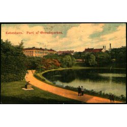 Kbenhavn - Parti af rstedsparken - u/n - Brugt
