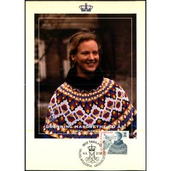 Dronning Margrethe p Grnland  - u/n - Brugt