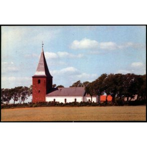 Haldum Kirke - Vitten Bogtryk u/n - Ubrugt