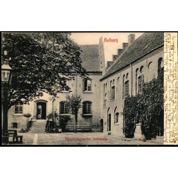 Aalborg - Hospitalsgaarden Indvendig - W.K.F. 1307  - Brugt
