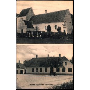 Kirken og Skolen i Gjestelev - H. Schmidt 23168 - Brugt