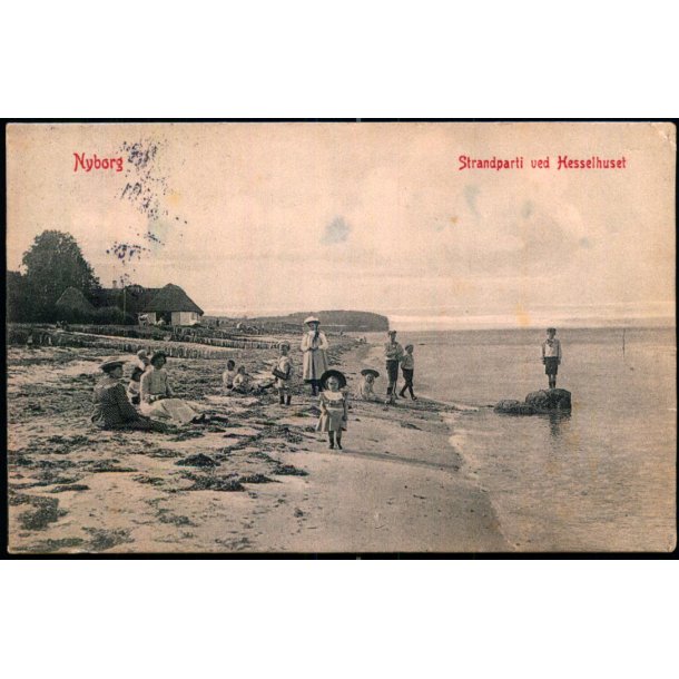 Nyborg - Strandparti ved Hesselhuset - W.K.F. 3714 - Brugt