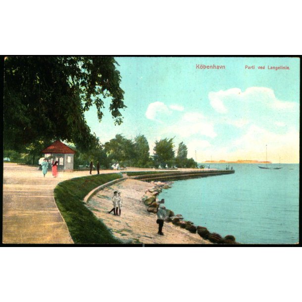 K�benhavn - Parti fra Langelinie - u/n