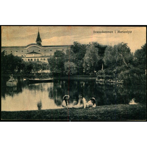 Svanedammen i Marienlyst - J.M. 286 - Ubrugt