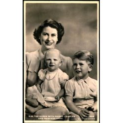 Dronning Elizabeth  - Prince Charles - Prinsesse Anne - Brugt
