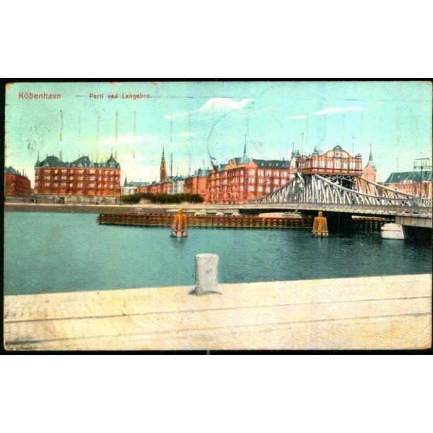 K�benhavn - Parti ved Langebro - u/n - Brugt