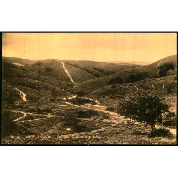 Udsigt over Gryden - Rebild Nationalpark - Sk�rping Bogh. 58461 - Ubrugt